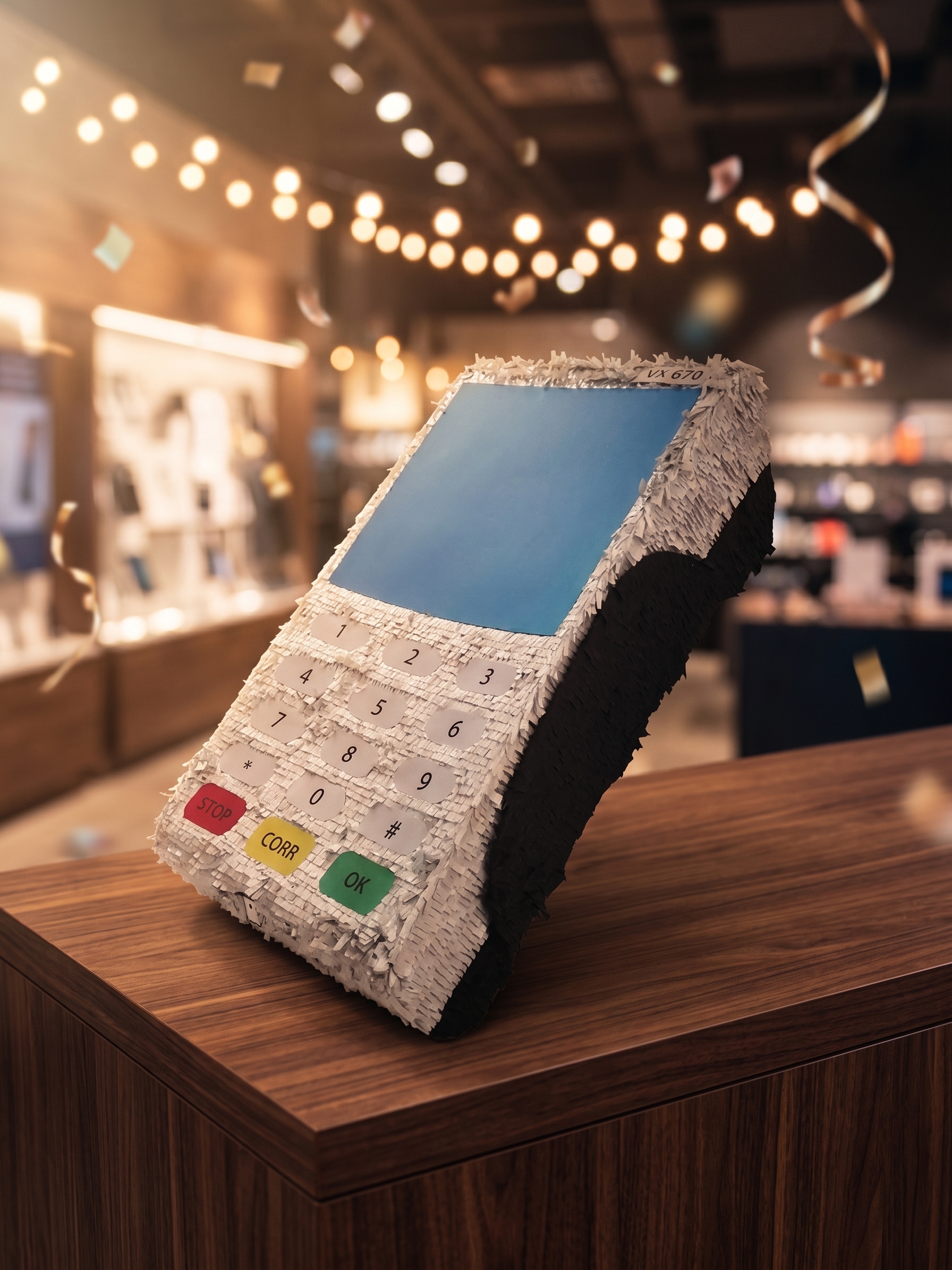 CCV pinautomaat-piñata's voor terminal-lancering